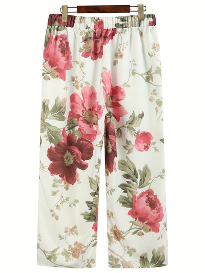 Victoria - Sommerhose mit floralem Muster