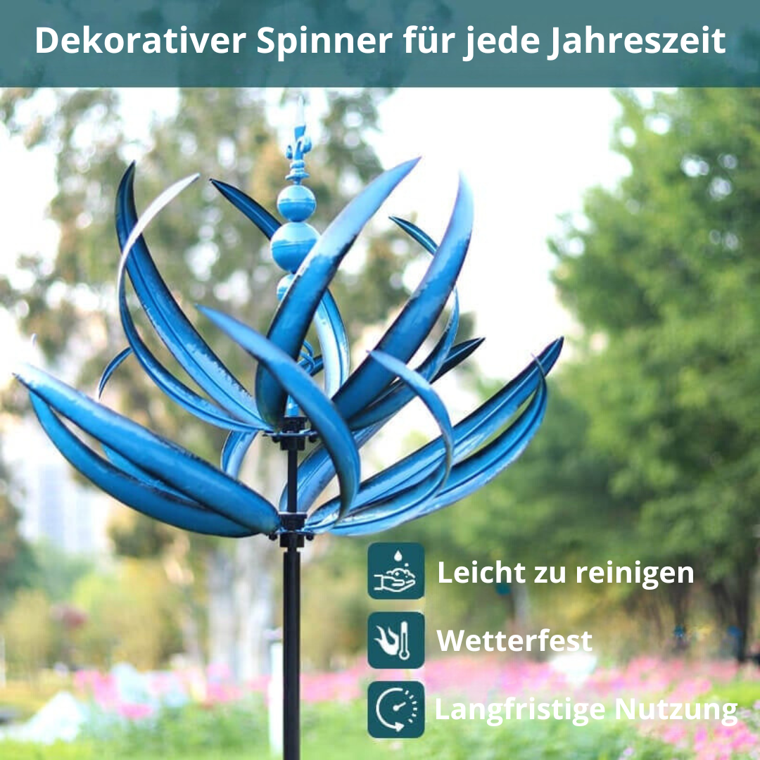 LotusSpinner™ - Erleben Sie die Pracht der Lotus-Wetterfahne