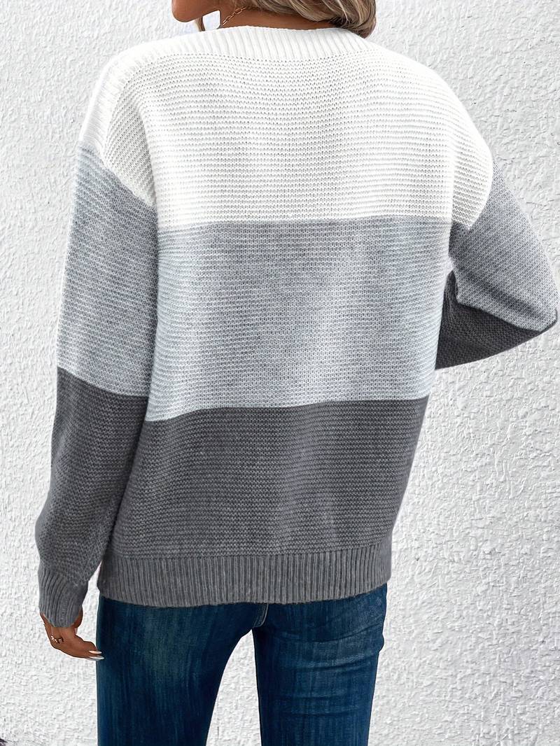 Lyra – stylischer pullover mit rundhalsausschnitt