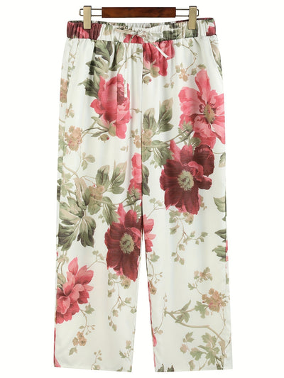 Victoria - Sommerhose mit floralem Muster