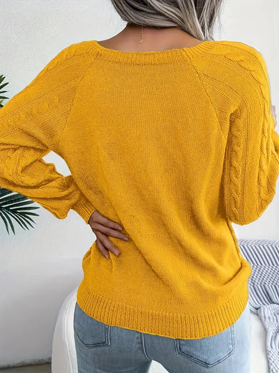 Acrylic Knit Comfort Pullover