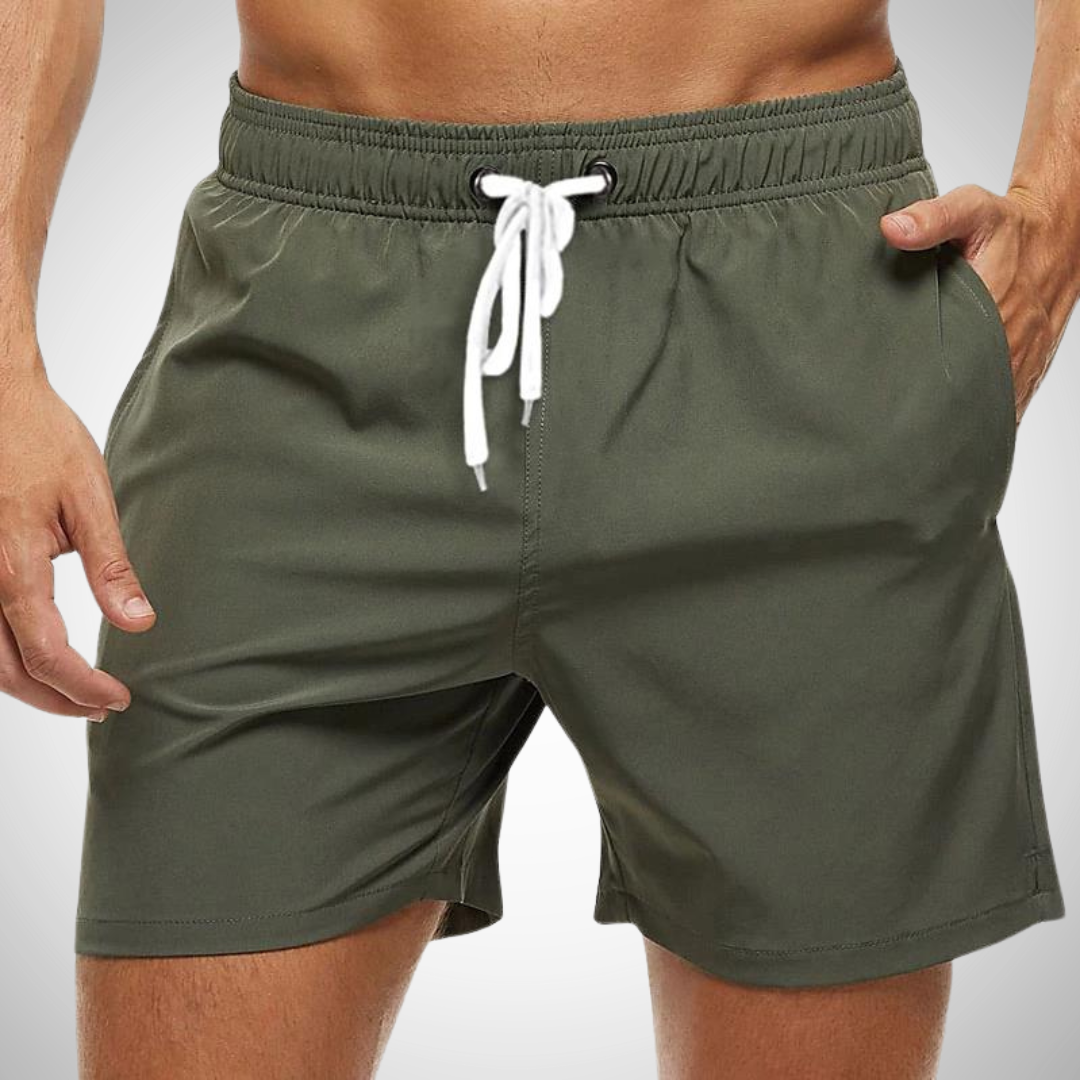 Harmon - Komfortable Herren Badehose im einfarbigen Design