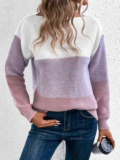 Lyra – stylischer pullover mit rundhalsausschnitt