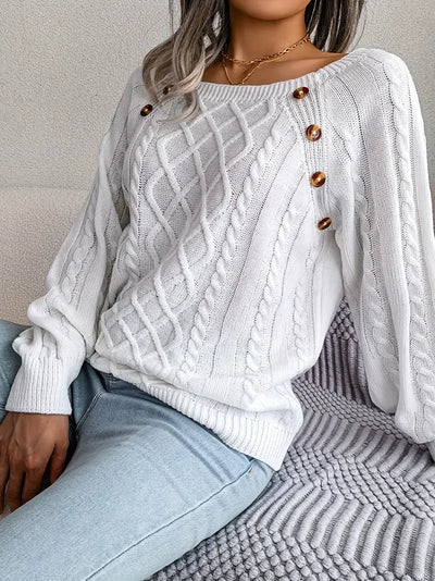 Acrylic Knit Comfort Pullover