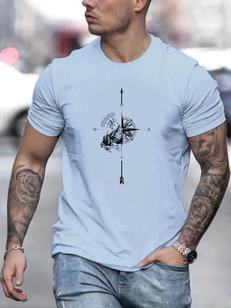 Stephen - Bequemes Herren-T-Shirt bedruckt