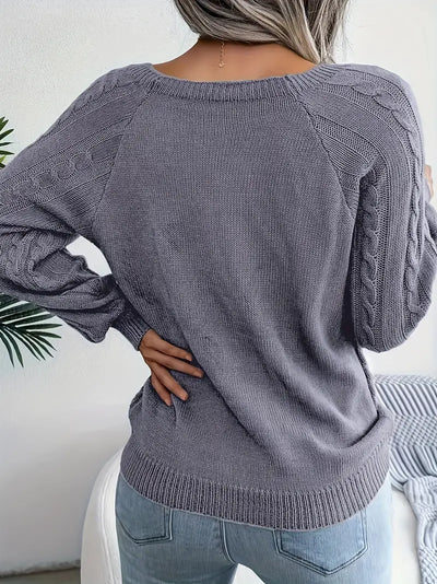 Acrylic Knit Comfort Pullover