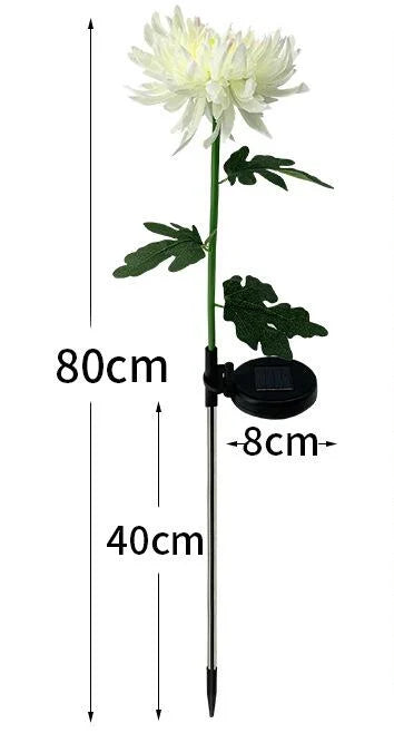 SolarGlow™ -  Chrysantheme Solar Gartenstecker LED [Letzter Tag Rabatt]