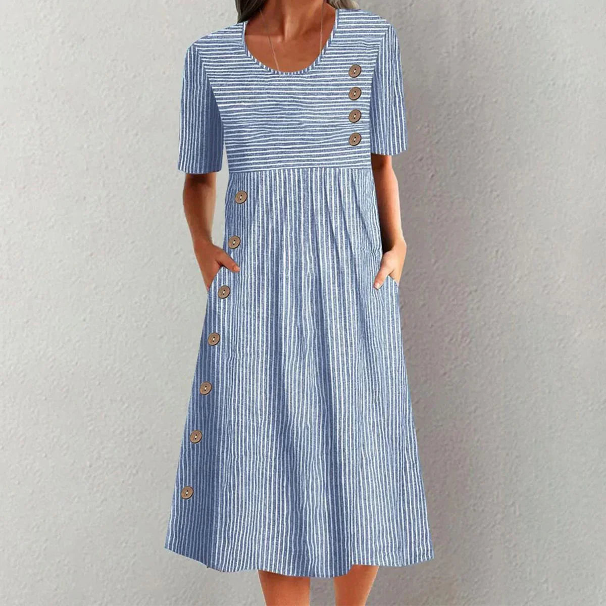 Ava – midi kleid für damen