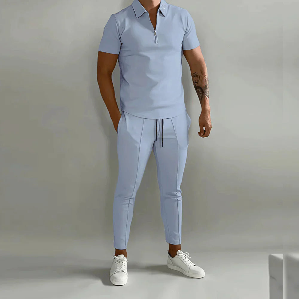 Iker - Elegantes Herren Set bestehend aus Polo Shirt und eleganter Hose