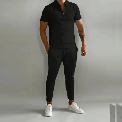 Iker - Elegantes Herren Set bestehend aus Polo Shirt und eleganter Hose