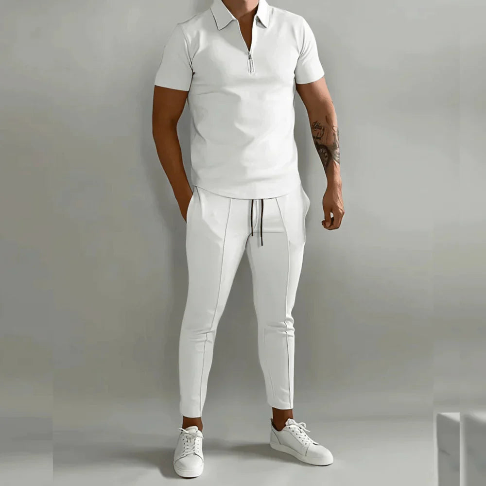 Iker - Elegantes Herren Set bestehend aus Polo Shirt und eleganter Hose