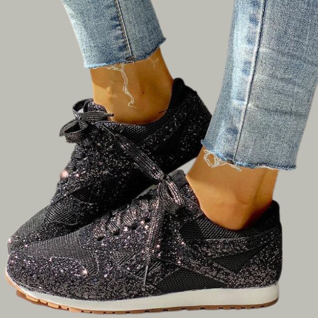 Mable - Trendige glitzernde Turnschuhe