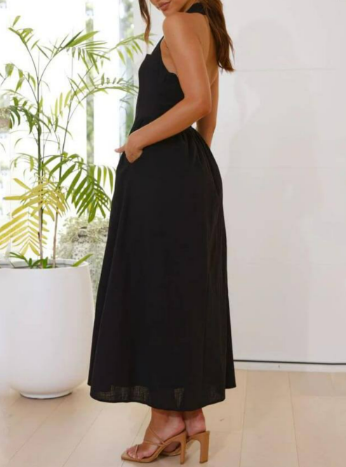 Mocarra | MIDI-Sommerkleid mit Neckholder