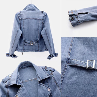 Loren - lässige denim jacke für frauen