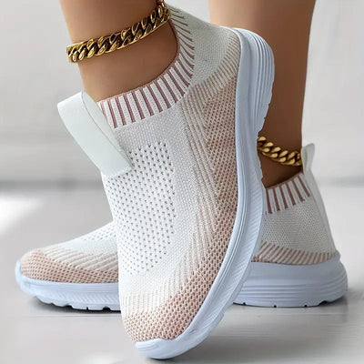 Claire - Freizeit-Sneaker aus Strickmaterial für Damen "Letzter Tag Rabatt"