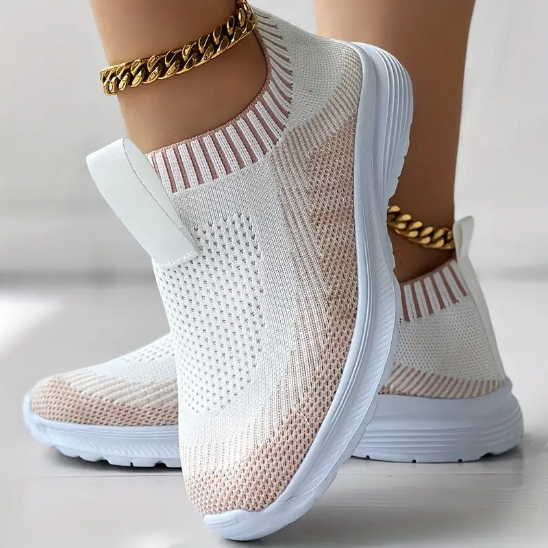 Claire - Freizeit-Sneaker aus Strickmaterial für Damen "Letzter Tag Rabatt"